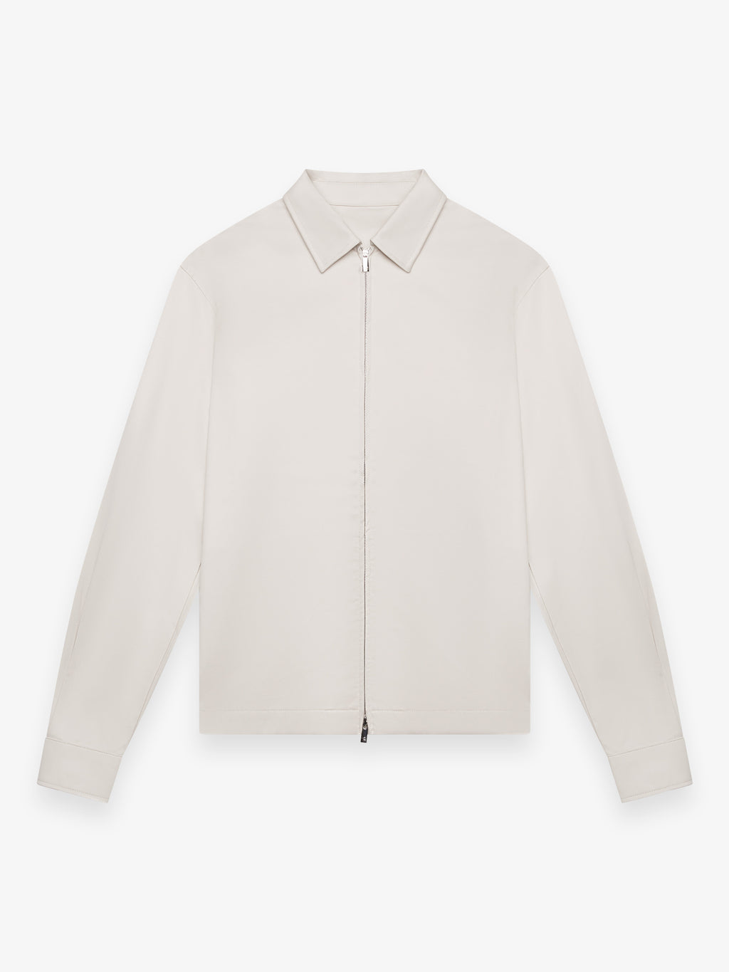 Heavy Supima Overshirt | Pearl Grey
