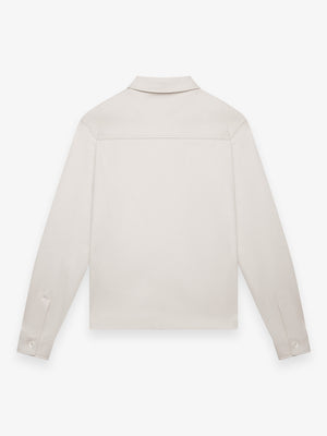 Heavy Supima Overshirt | Pearl Grey