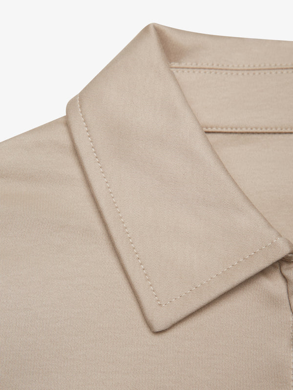 Zwaar Supima Overshirt | Beige