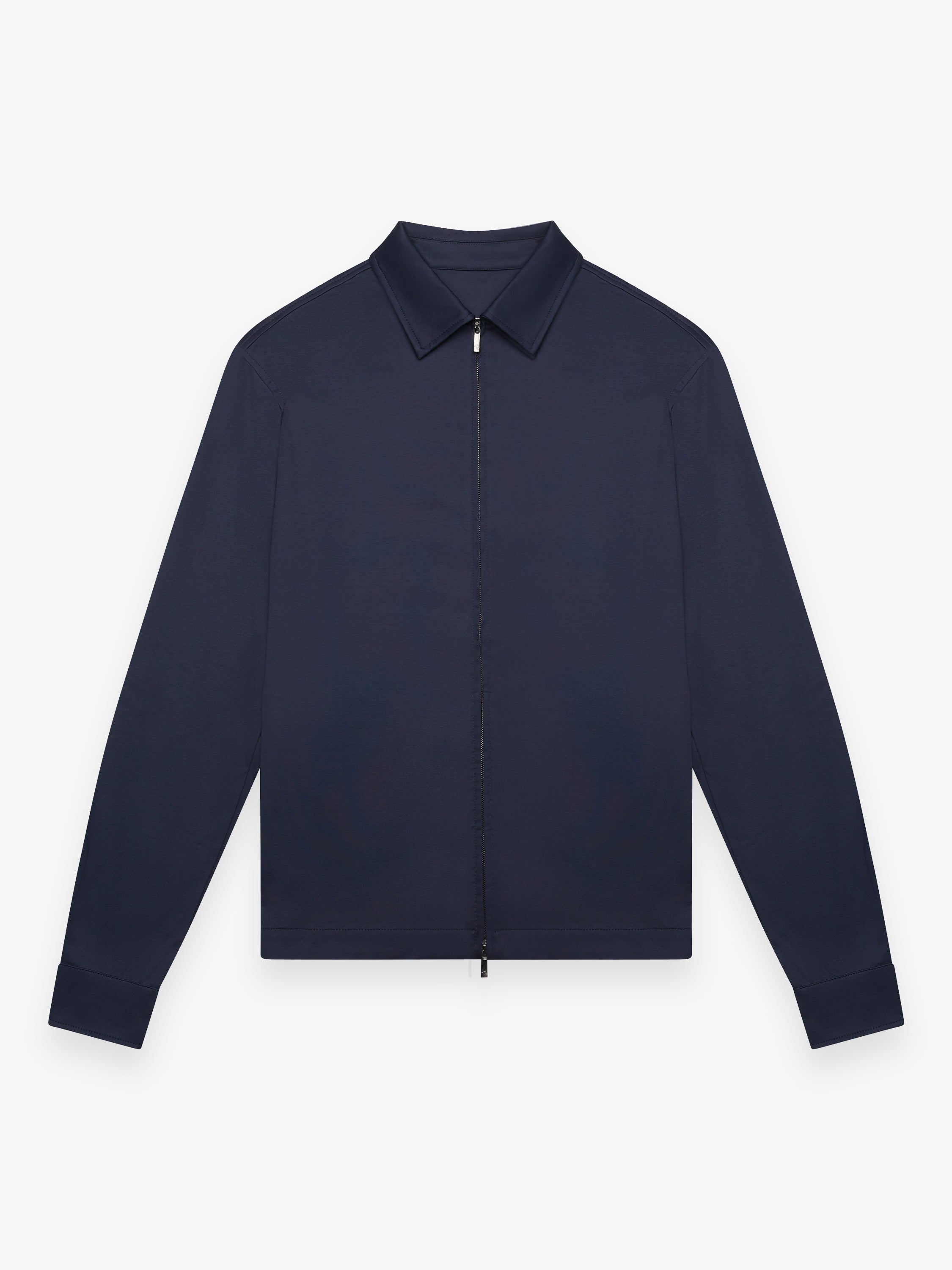 Heavy Supima Overshirt | Navy