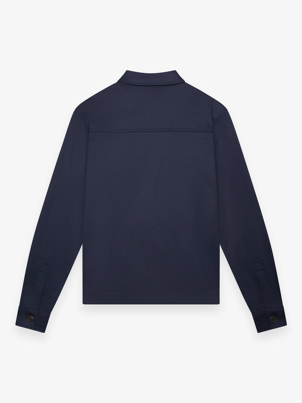 Heavy Supima Overshirt | Navy