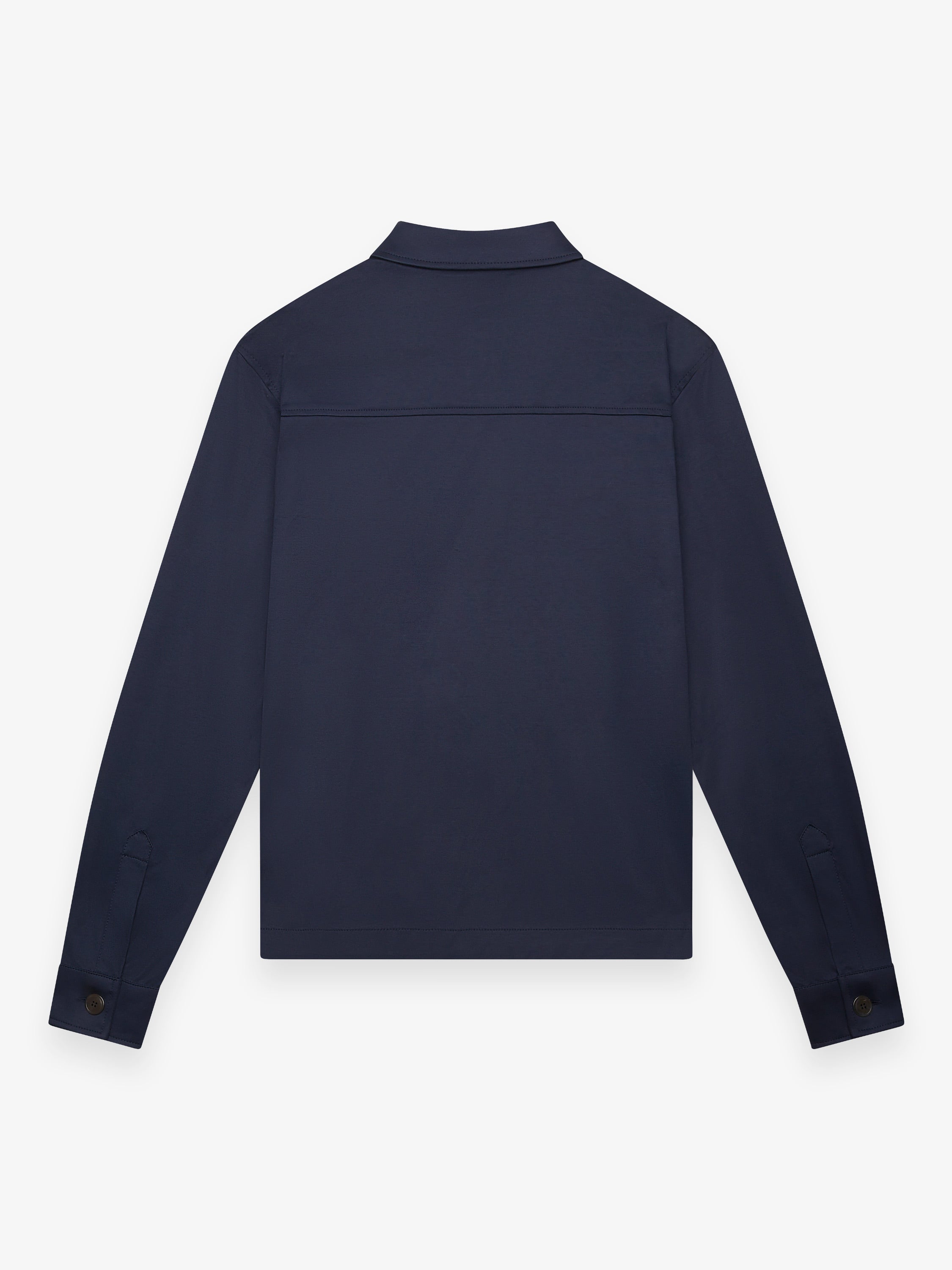 Heavy Supima Overshirt | Navy