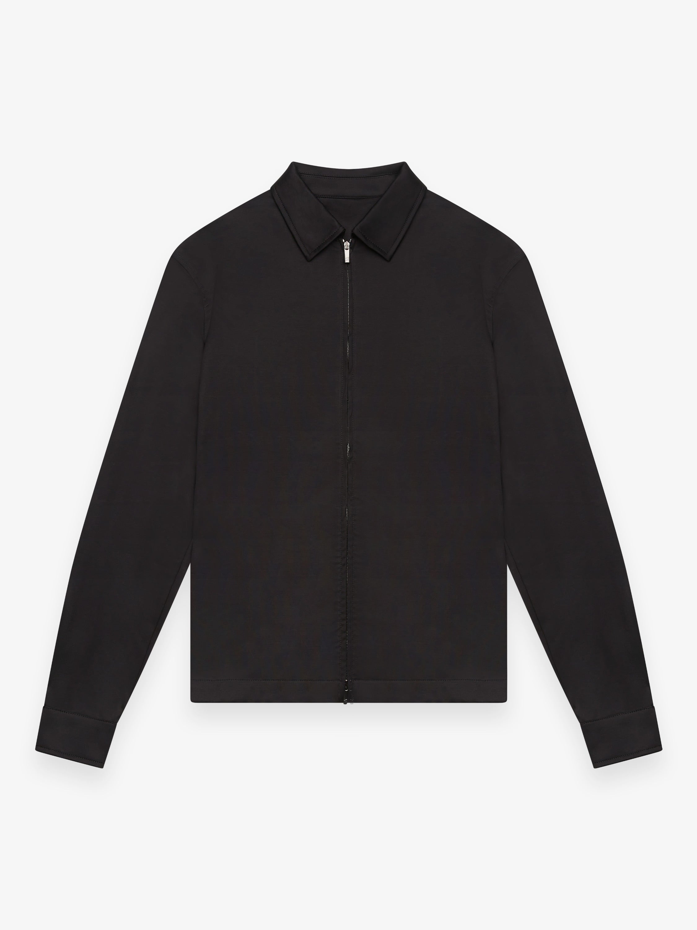 Heavy Supima Overshirt | Black