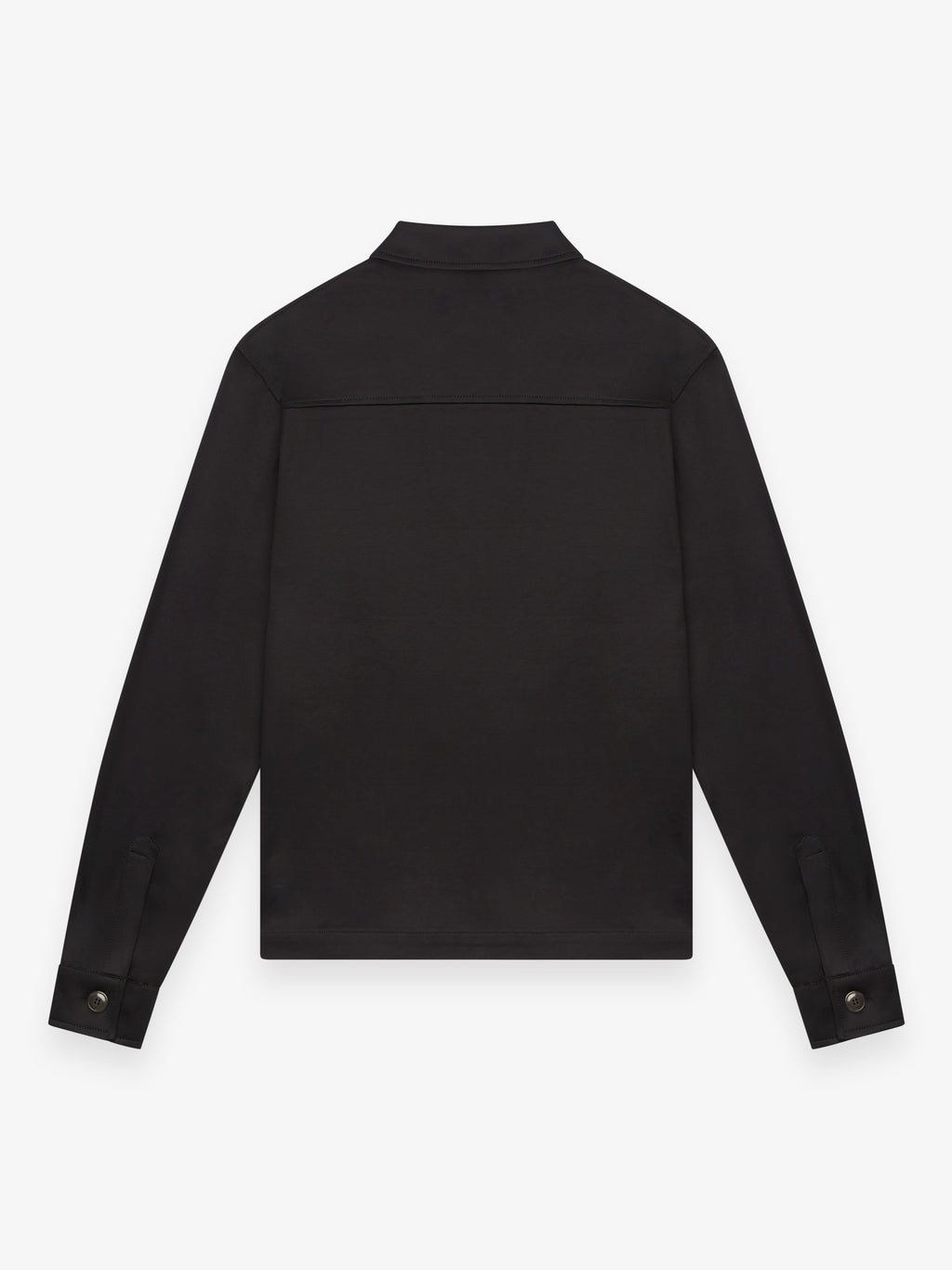 Heavy Supima Overshirt | Black