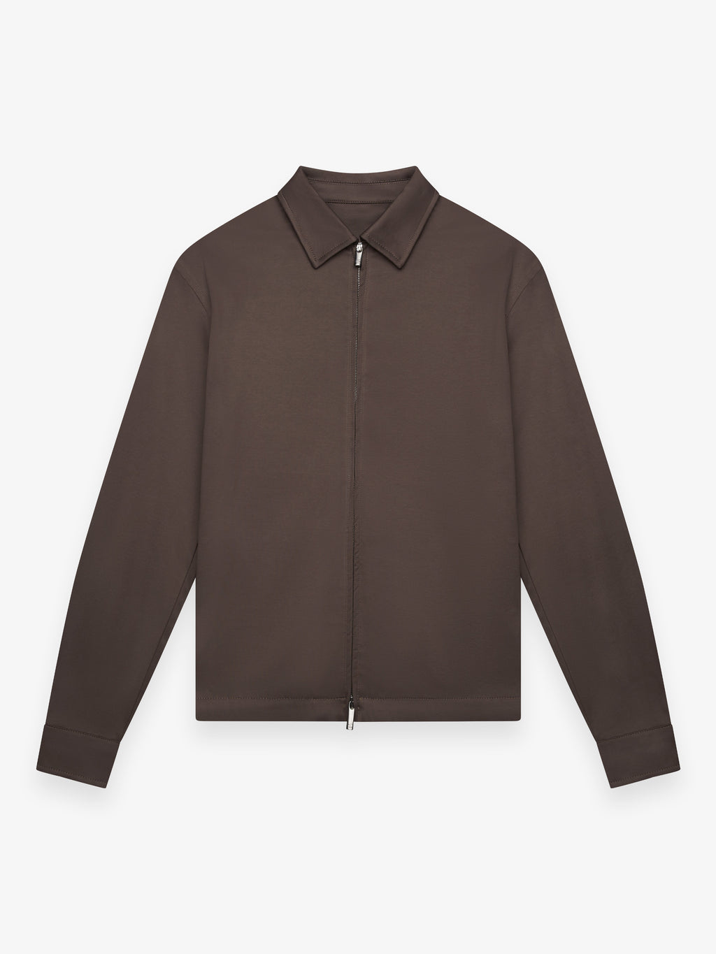 Heavy Supima Overshirt | Ebony Brown