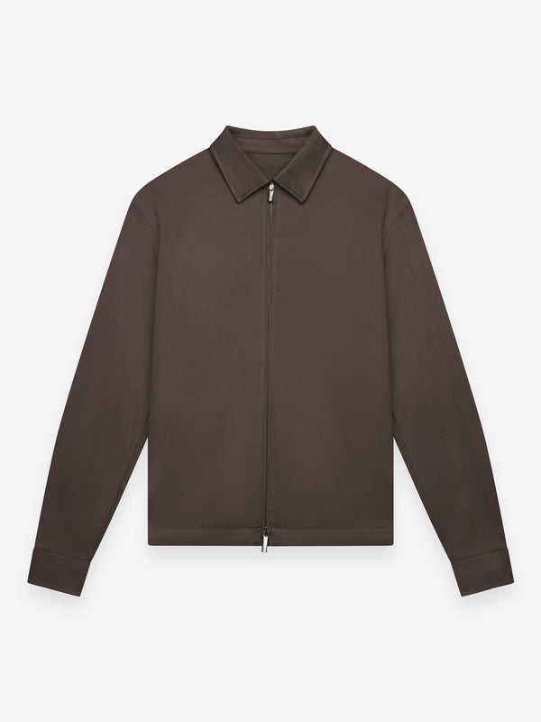 Zwaar Supima Overshirt | Ebbenbruin