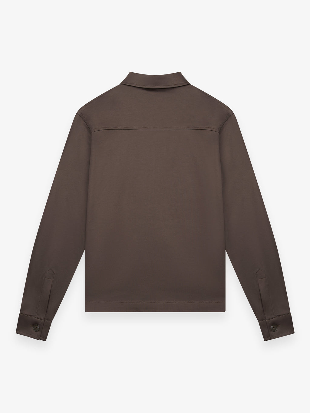 Heavy Supima Overshirt | Ebony Brown