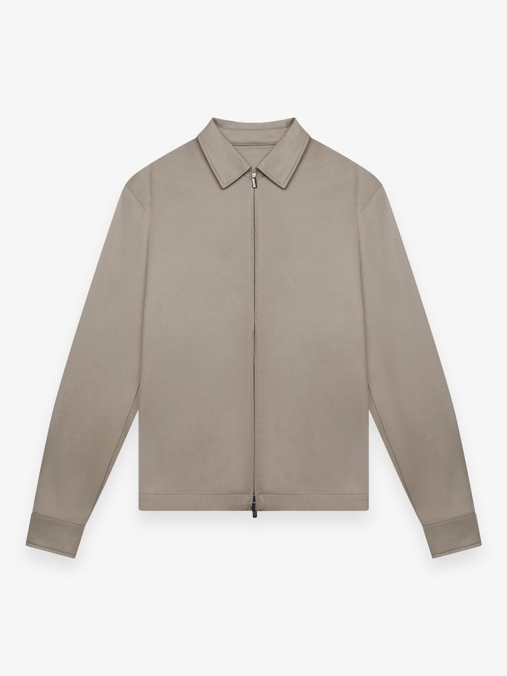 Heavy Supima Overshirt | Lead Grey