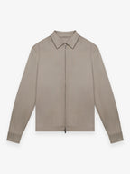 Heavy Supima Overshirt | Lead Grey