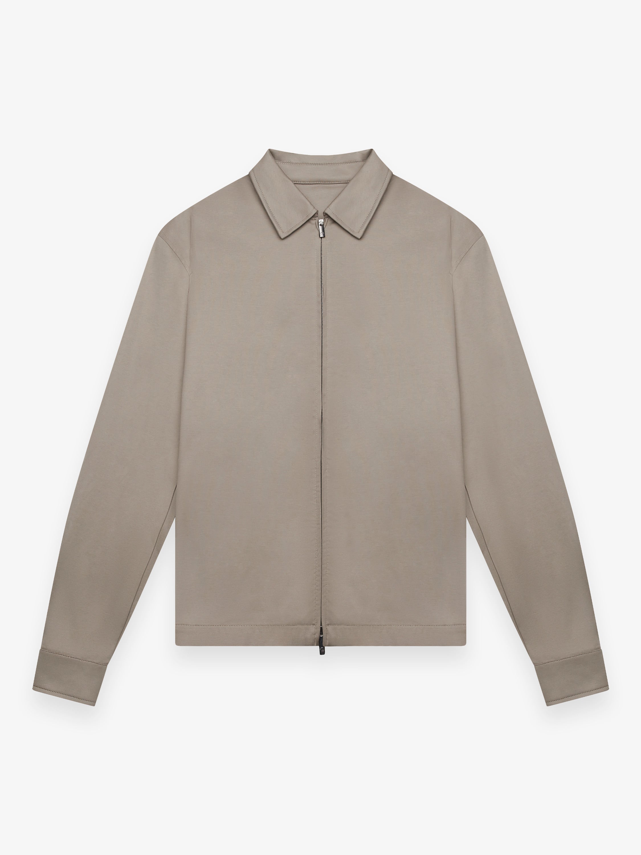 Heavy Supima Overshirt | Lead Grey