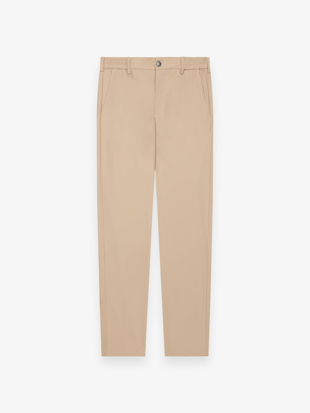 Warm Tech Stretch Tapered Trousers | Beige