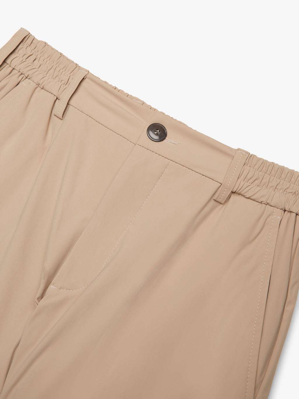 Warm Tech Stretch Tapered Trousers | Beige