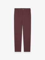 Warm Tech Stretch Tapered Trousers | Dark Sienna