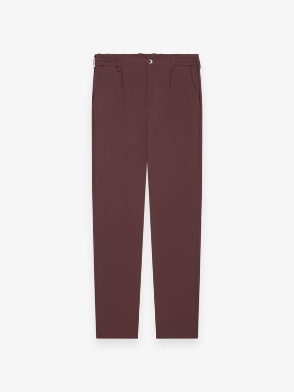 Warm Tech Stretch Tapered Trousers | Dark Sienna