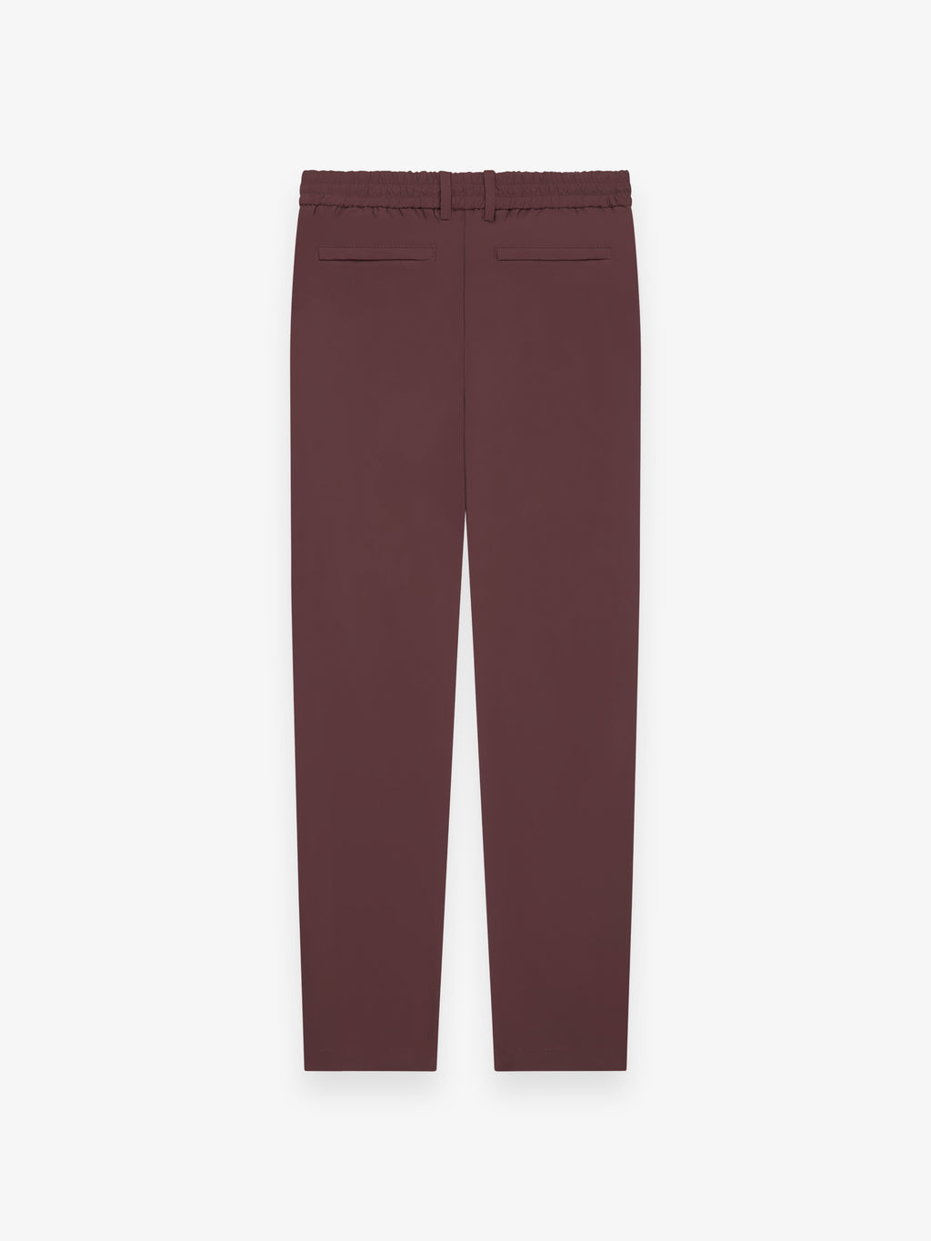 Warm Tech Stretch Tapered Trousers | Dark Sienna