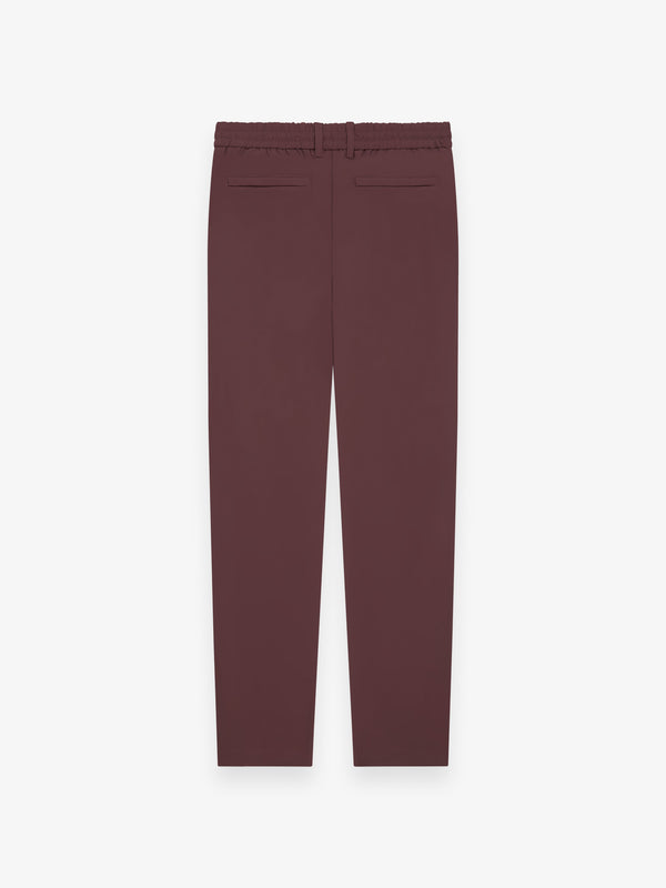 Warm Tech Stretch Tapered Trousers | Dark Sienna