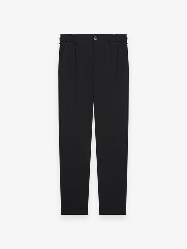 Warm Tech Stretch Tapered Trousers | Black