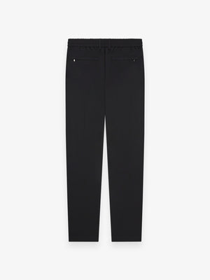 Warme Stretchhose Schmal Zulaufendem Bein | Schwarz