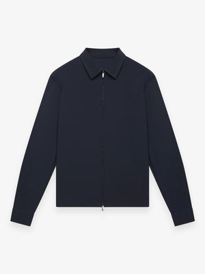 Warm Tech Stretch Overshirt | Navy