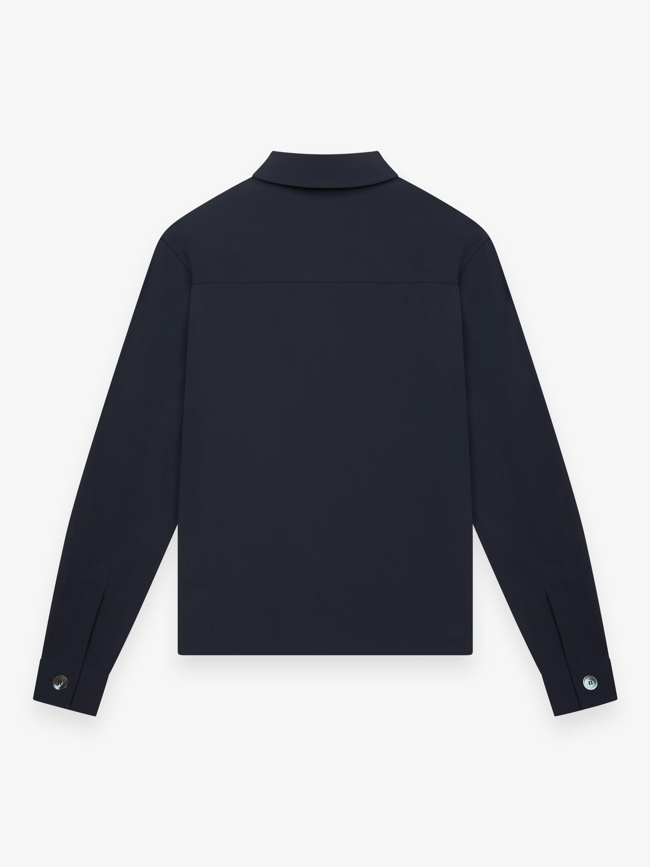 Warm Tech Stretch Overshirt | Navy