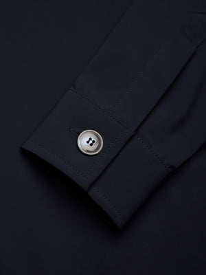 Warm Tech Stretch Overshirt | Navy