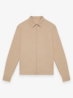 Warm Tech Stretch Overshirt | Beige