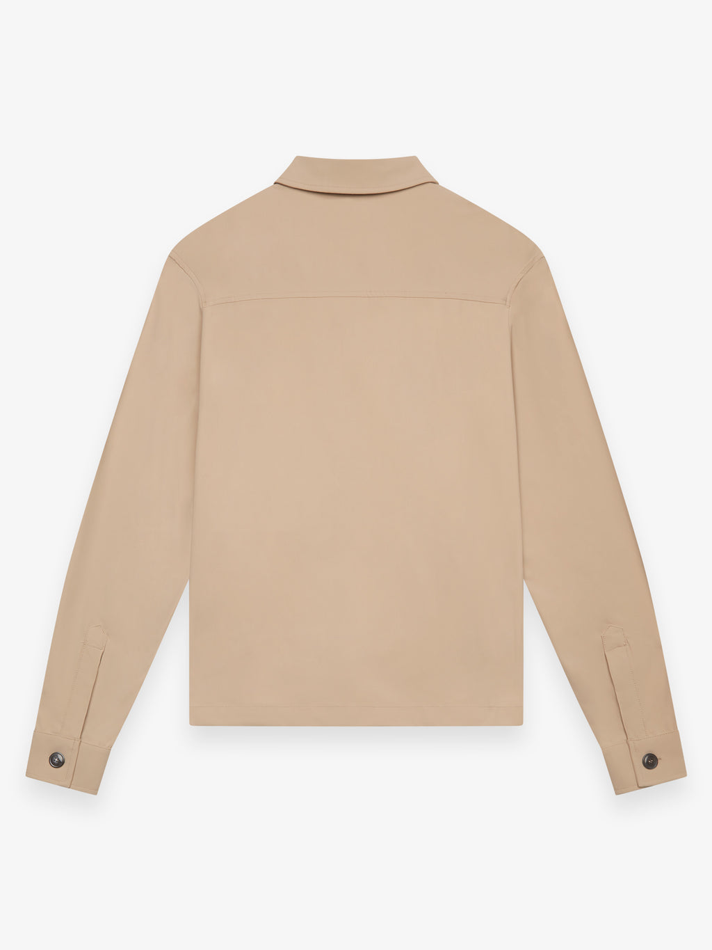 Warm Tech Stretch Overshirt | Beige