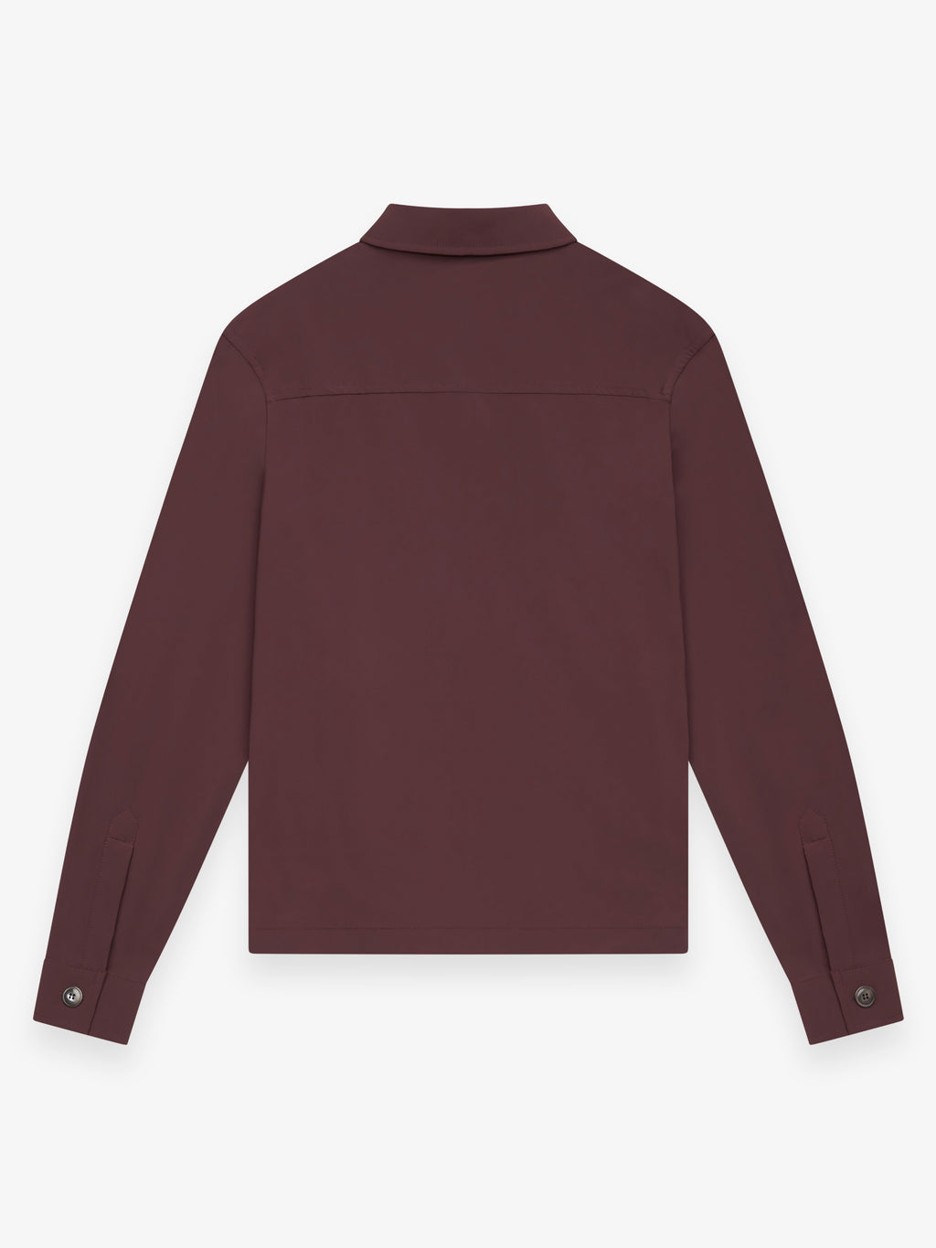 Warm Tech Stretch Overshirt | Dark Sienna