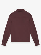Warm Tech Stretch Overshirt | Dark Sienna