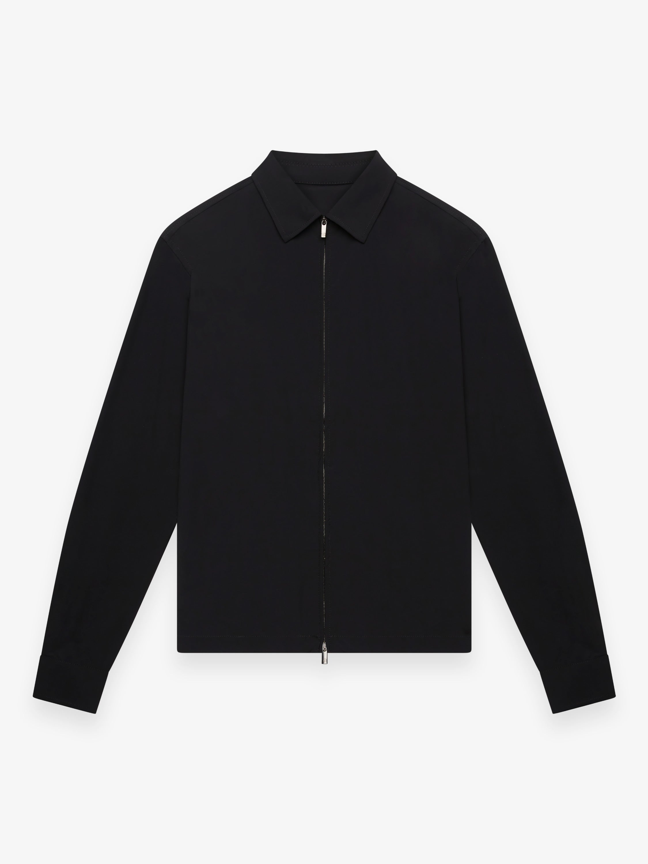 Warm Tech Stretch Overshirt | Black