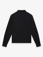 Warm Tech Stretch Overshirt | Black