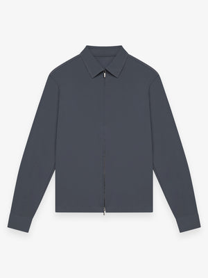 Warm Tech Stretch Overshirt | Dark Grey