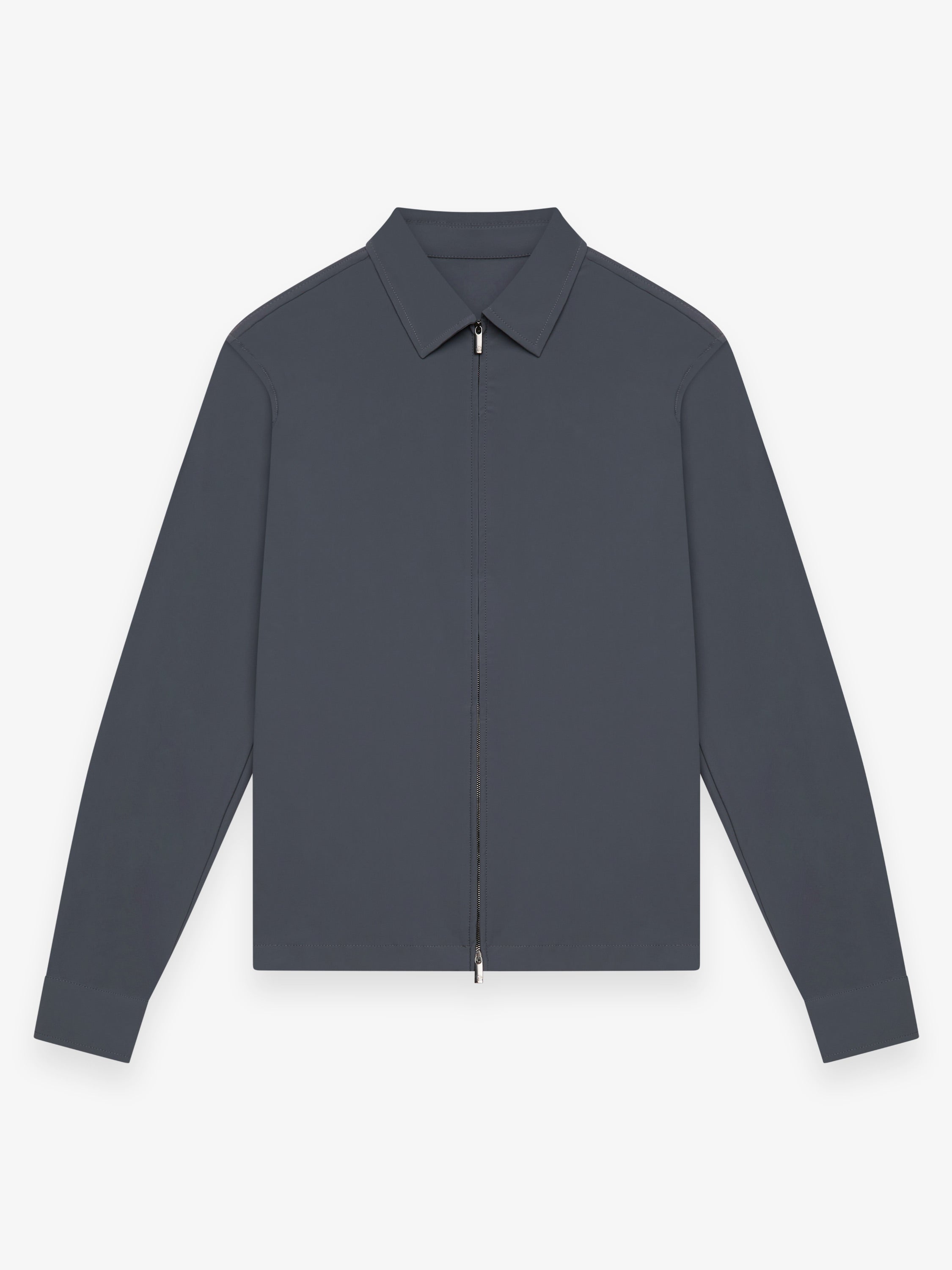 Warm Tech Stretch Overshirt | Dark Grey