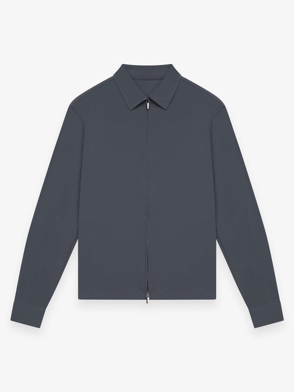 Warm Tech Stretch Overshirt | Dark Grey