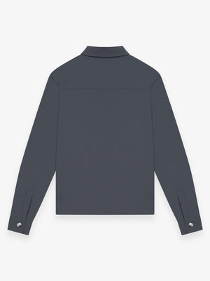Warm Tech Stretch Overshirt | Dark Grey