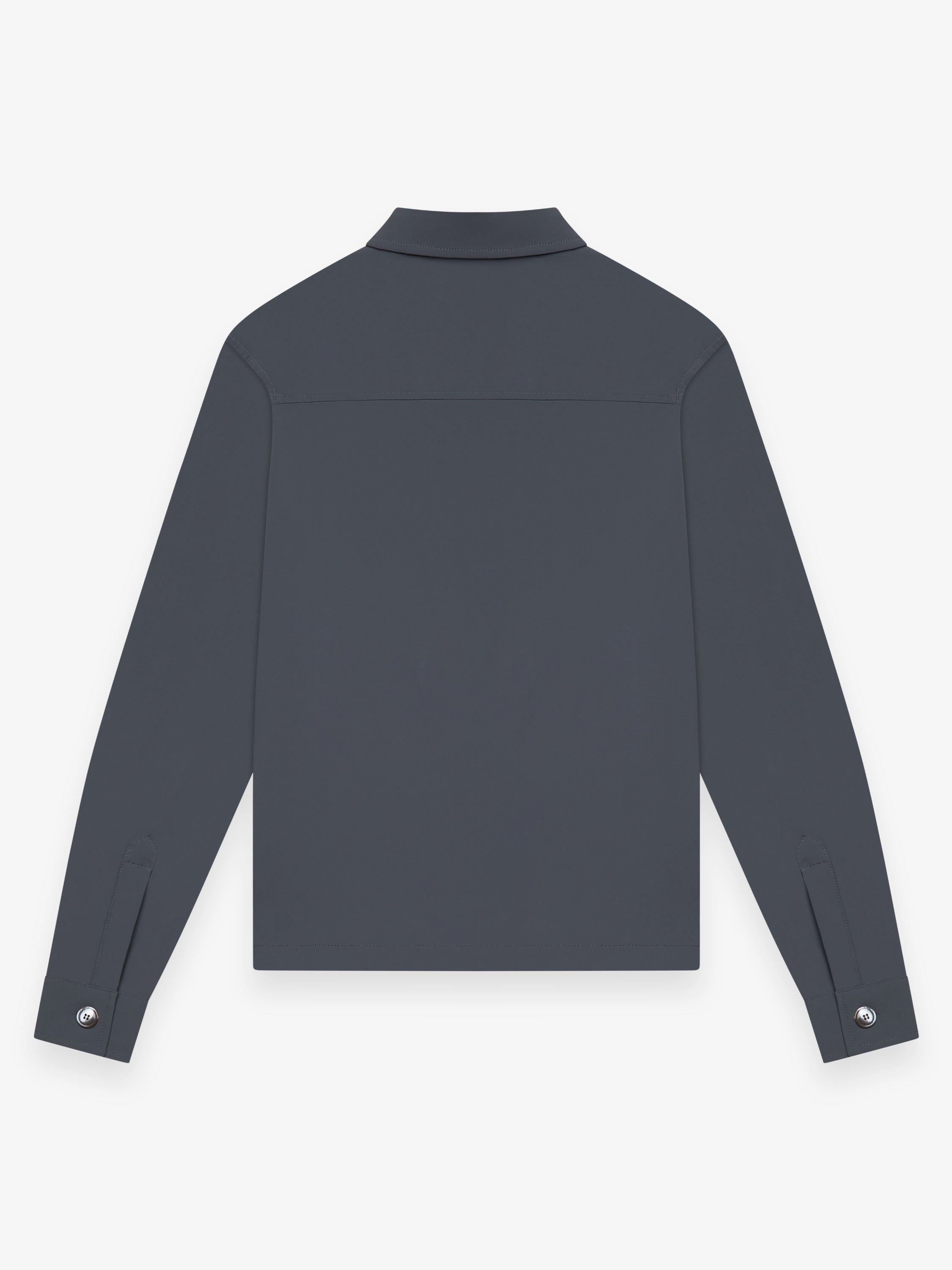 Warm Tech Stretch Overshirt | Dark Grey