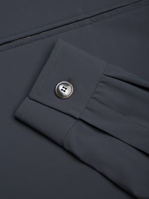 Warm Tech Stretch Overshirt | Dark Grey