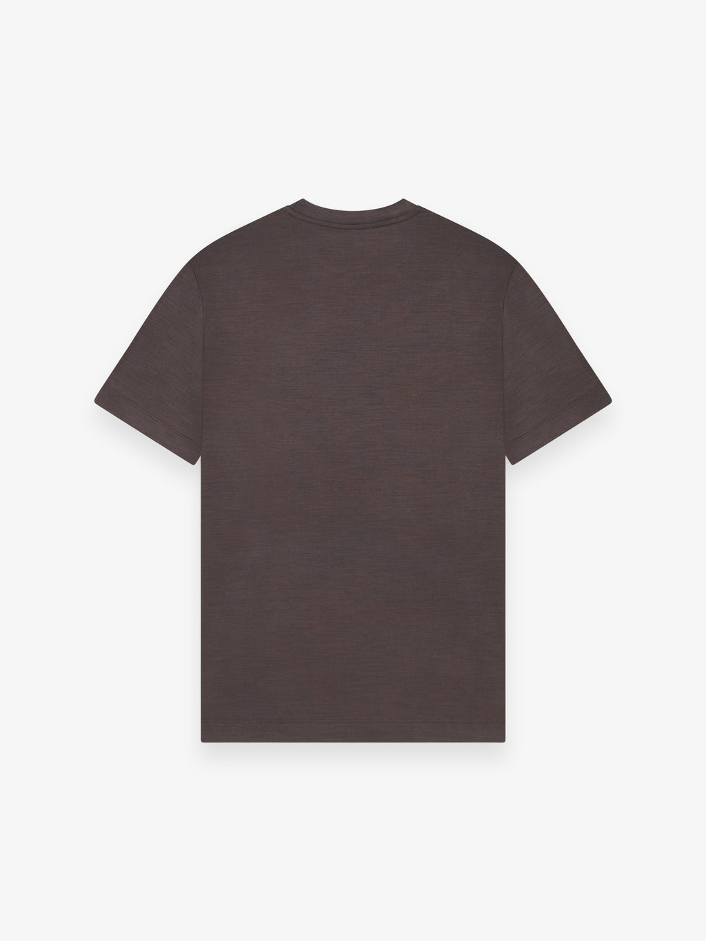 Merino T-Shirt Crew Neck | Dark Brown