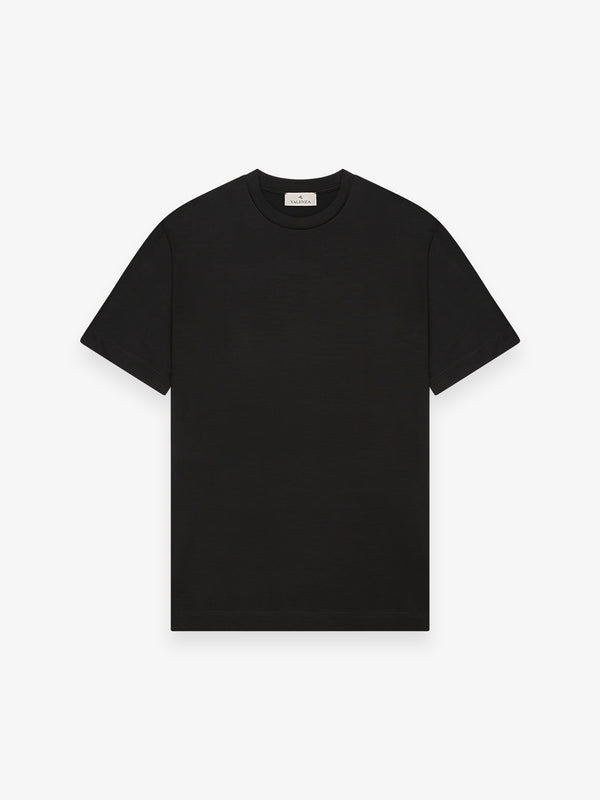 Merino T-Shirt Crew Neck | Black