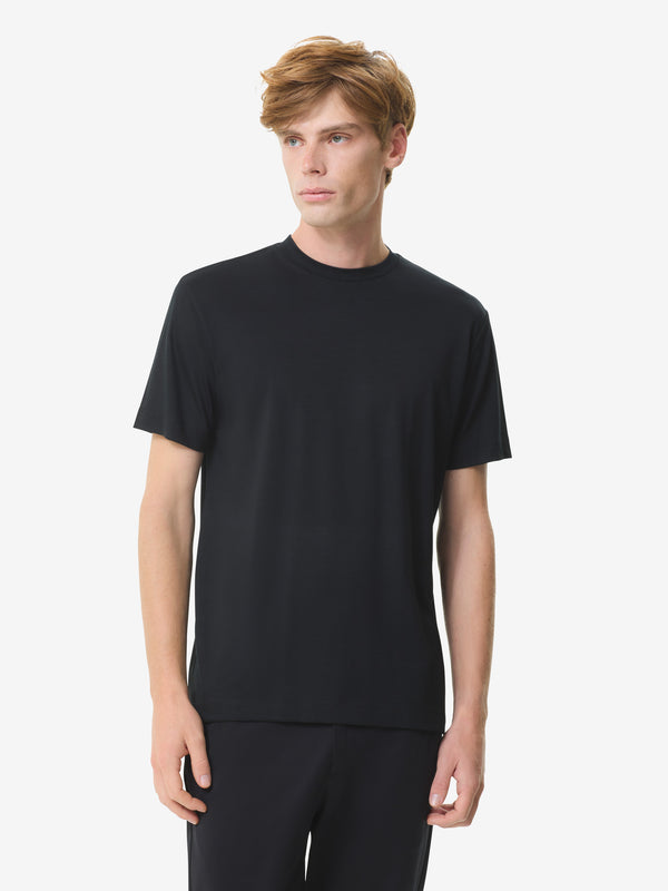 Merino T-Shirt Crew Neck | Black