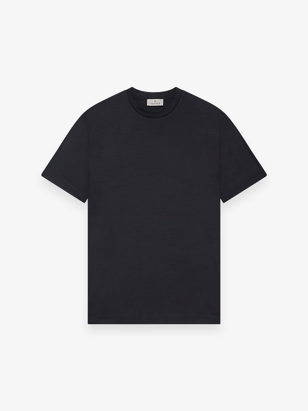 Merino T-Shirt Crew Neck | Navy