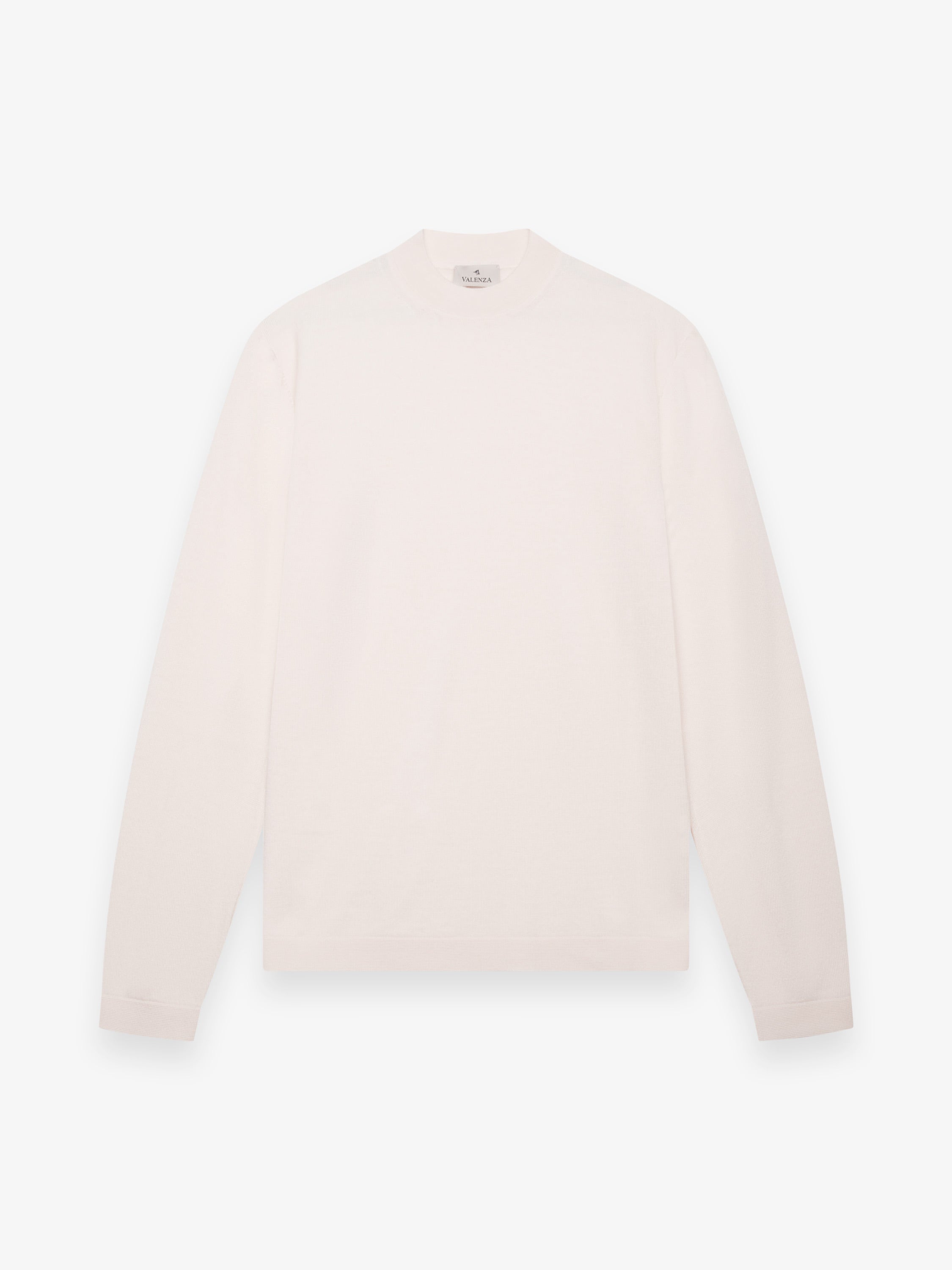 Cashwool Extrafine Merino Crew Neck | Off White