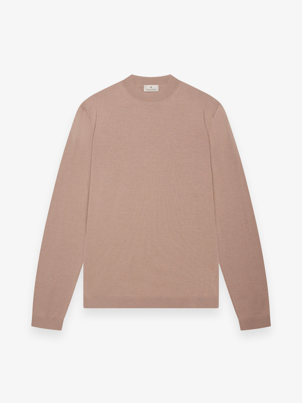 Pull col rond en laine mérinos extrafine Cashwool | Taupe