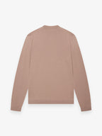 Pull col rond en laine mérinos extrafine Cashwool | Taupe