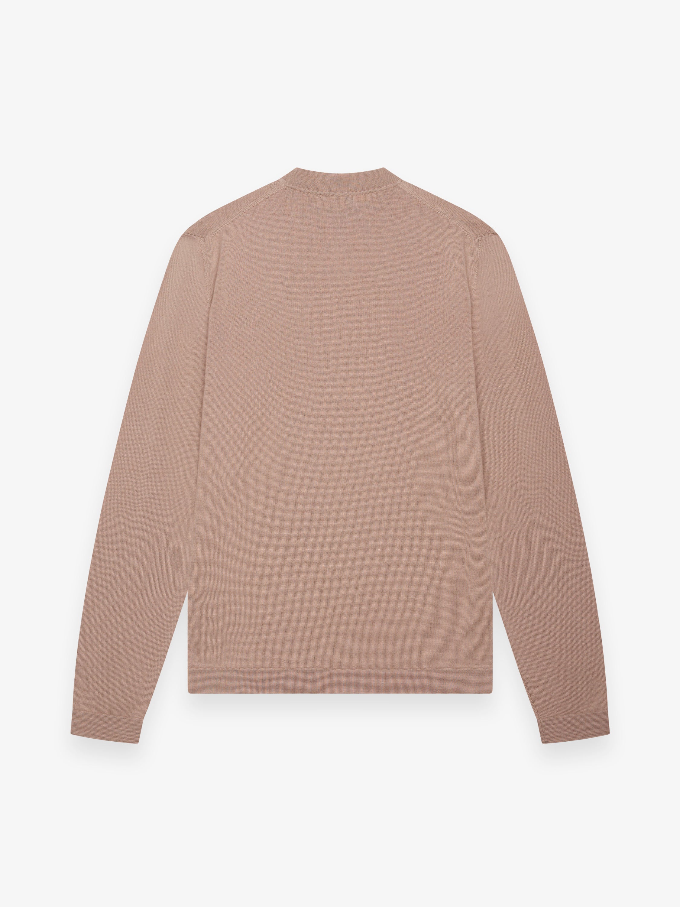 Cashwool Extrafine Merino Crew Neck | Taupe