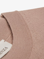 Pull col rond en laine mérinos extrafine Cashwool | Taupe