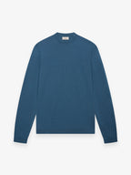 Cashwool Extrafine Merino Crew Neck | Jeans Blue
