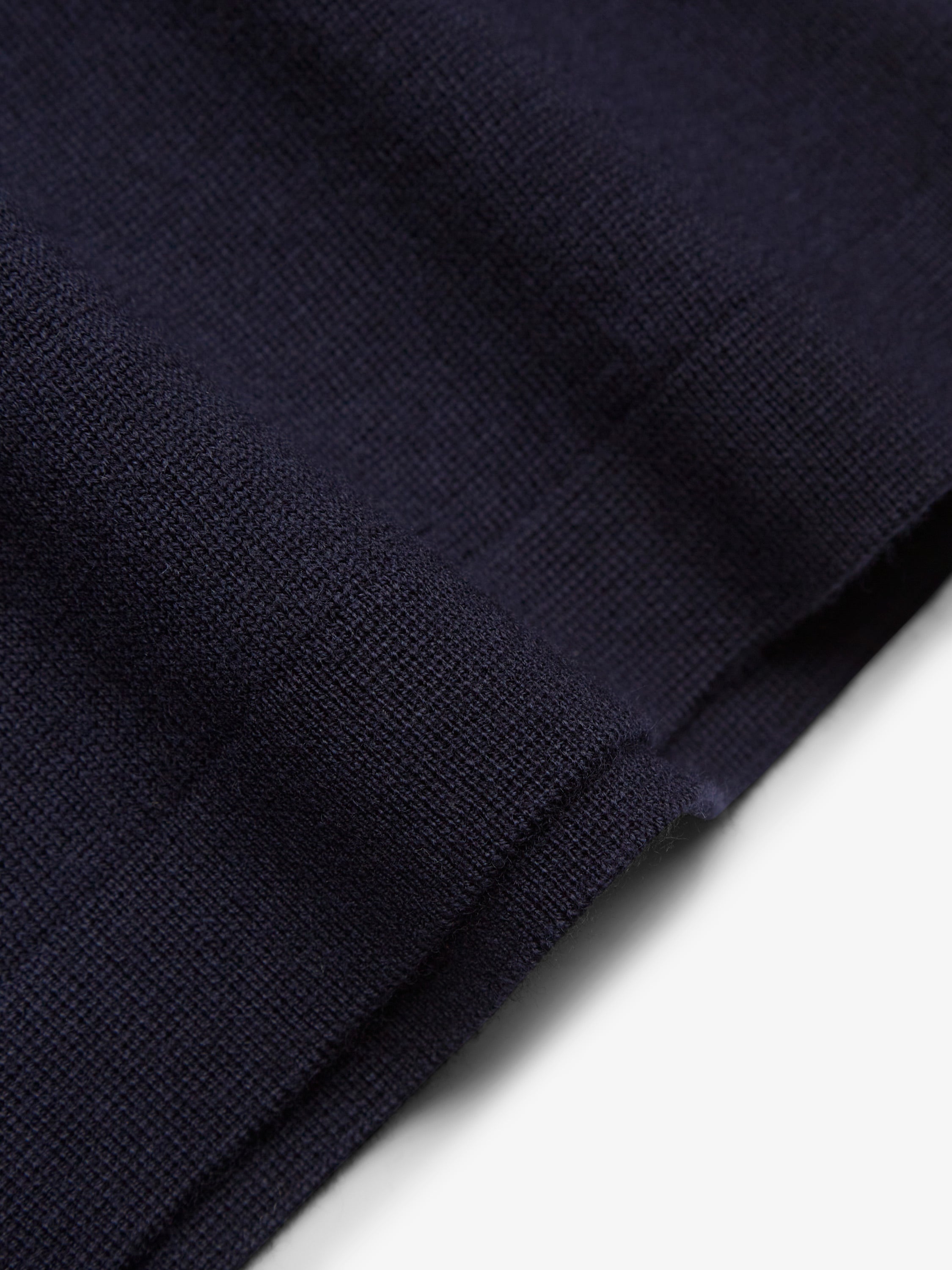 Cashwool Extrafine Merino Crew Neck | Dark Navy