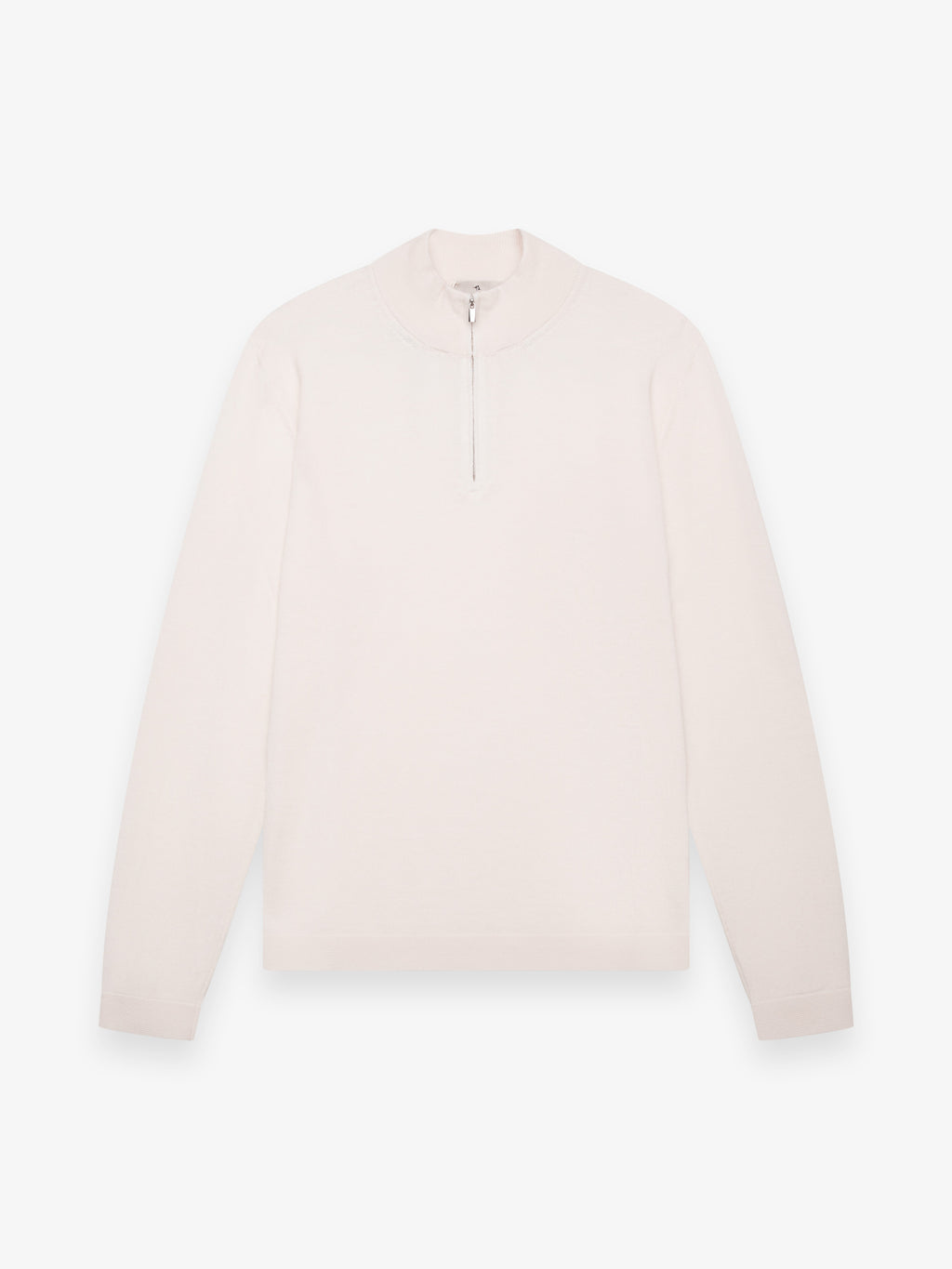 Pull Cashwool en mérinos extrafin à col zippé | Off White