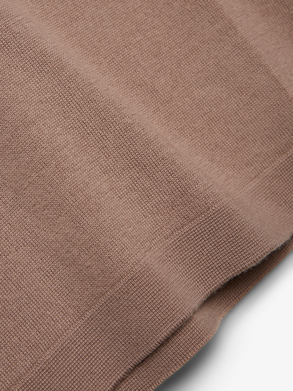 Pull Cashwool en mérinos extrafin à col zippé | Taupe